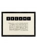 East of India DREAMS Dictionary Framed Print